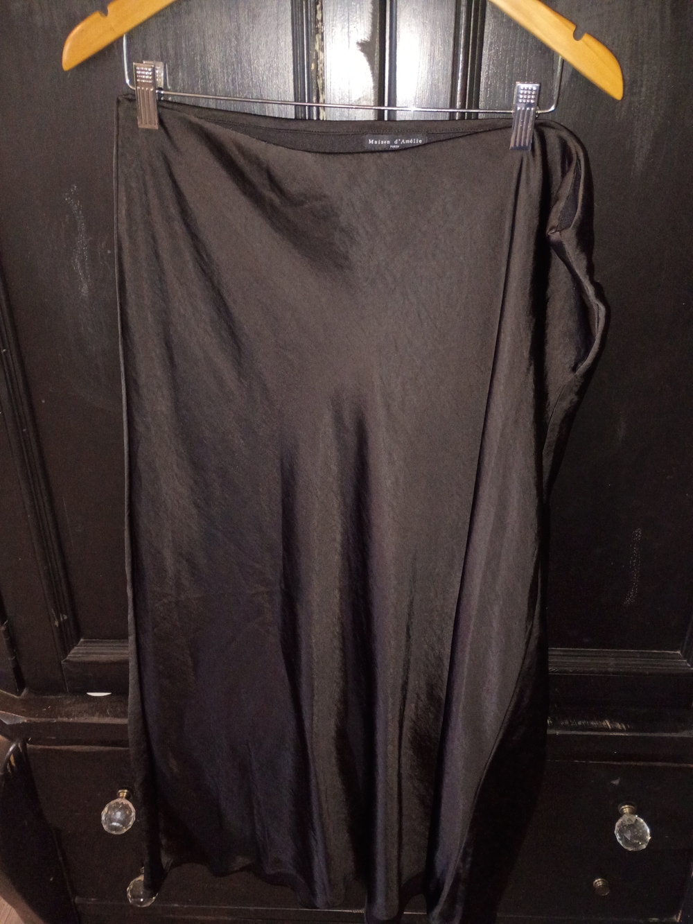 Maison Clemente Black Maxi Skirt